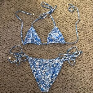 Blackbough string bikini set